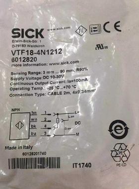 *现货*全新SICK VTF18-4N1212接近开关 全新原装6012820