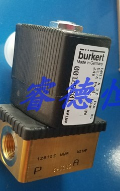 burkert电磁阀宝德6013 A 4.0 FKM M5 G1/4 PN0-1.5bar 24V DC 8W