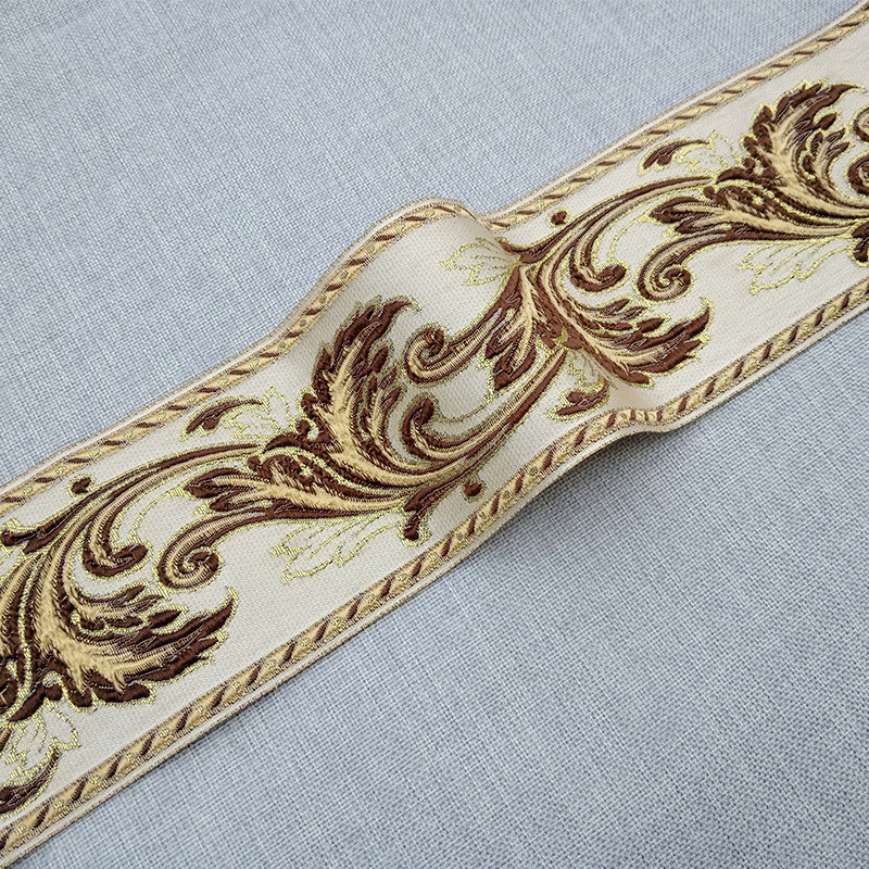 墙布拼接接缝腰线 复式楼别墅超高楼层壁布接缝布压条 自带热胶