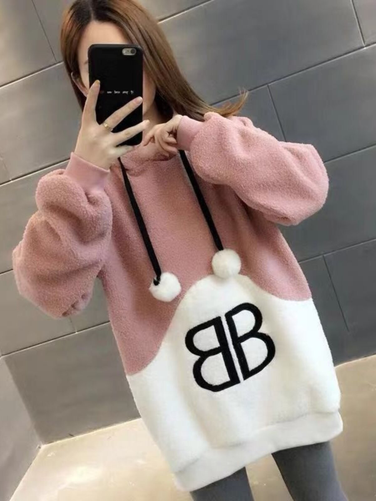 가을 겨울 출산 착용 플러스 벨벳 긴팔 스웨터 여성 대형 느슨한 다용도 캐시미어 스웨터 따뜻한 두꺼운 코트 탑 패션