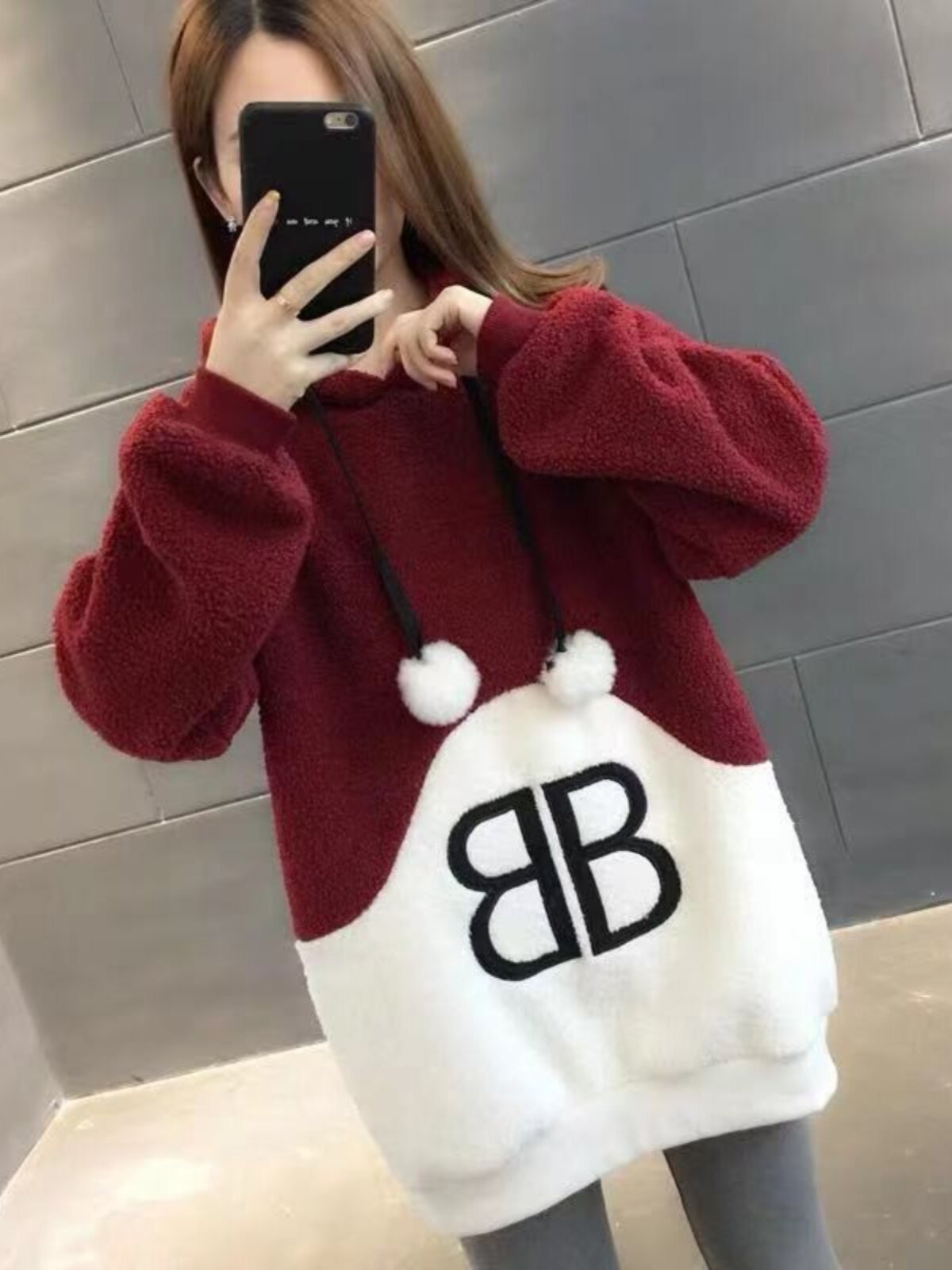 가을 겨울 출산 착용 플러스 벨벳 긴팔 스웨터 여성 대형 느슨한 다용도 캐시미어 스웨터 따뜻한 두꺼운 코트 탑 패션