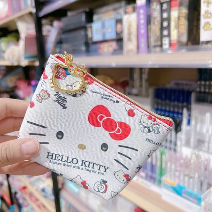 HelloKitty收纳包少女随时便携化妆品口红耳机小物品软PU拉链小包