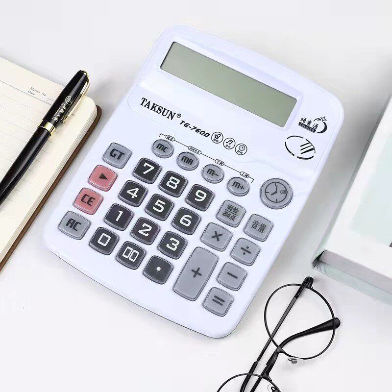 BELILAI|DEXIN 760 전자 계산기 12비트 인간 음성 영구 달력 시계 피아노 컴퓨터 연주