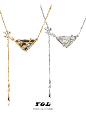 趣味多巴胺锆石项链女高级感小众