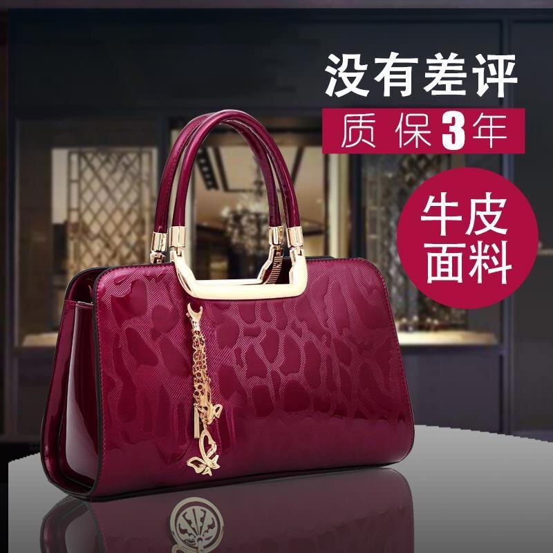 真皮女包手提包高级感欧美时尚大