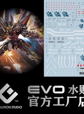 MG157水贴 1/100 SEED BLITZ GUNDAM 闪电 迅镭 高达 荧光 EVO