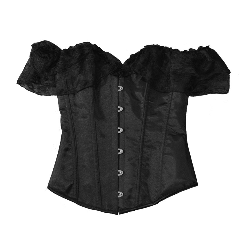 宫廷复古晚礼服搭配半裙搭配法式鱼骨胸衣蕾丝抹胸上衣成熟性感