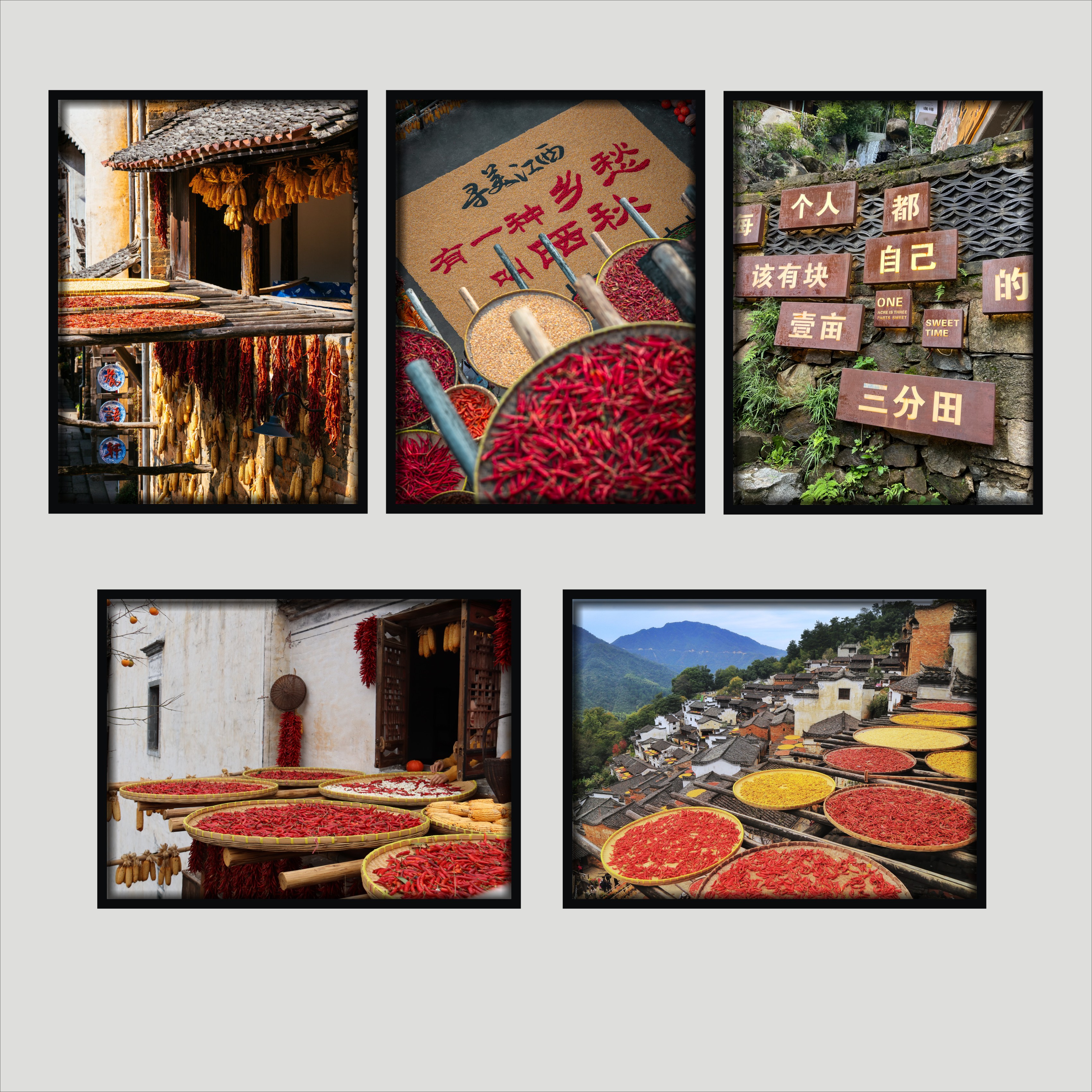 江西婺源风景装饰画餐饮店饭店小炒农家乐火锅店挂画民宿餐厅壁画