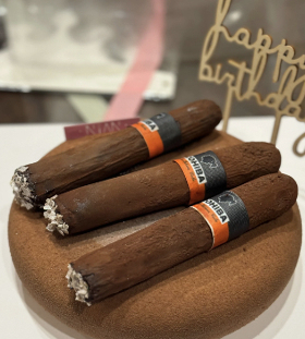 雪茄春卷标签贴纸可食用糯米纸wafer paper edible cigar label