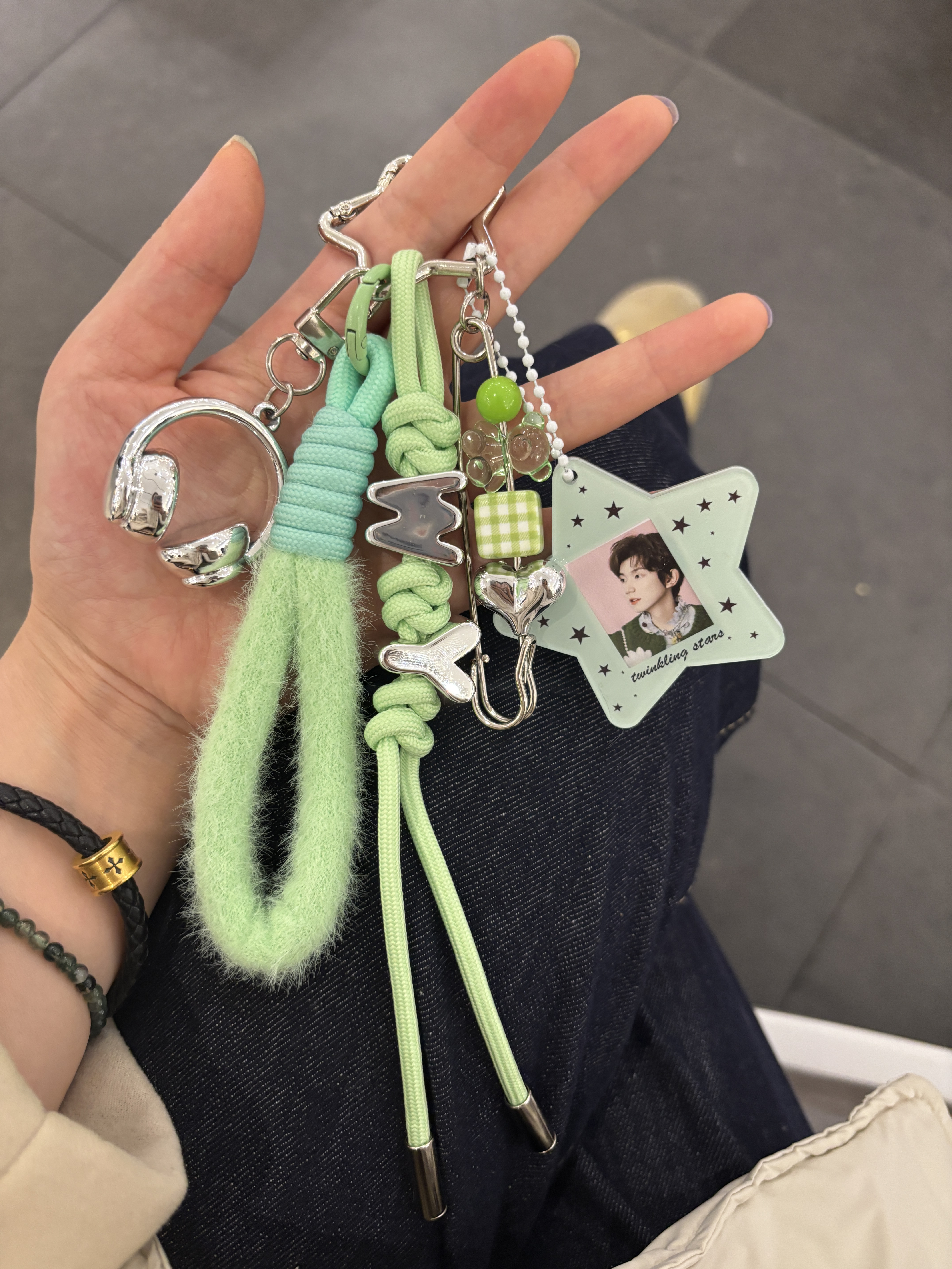 明星周边tfboys王源应援色包挂件