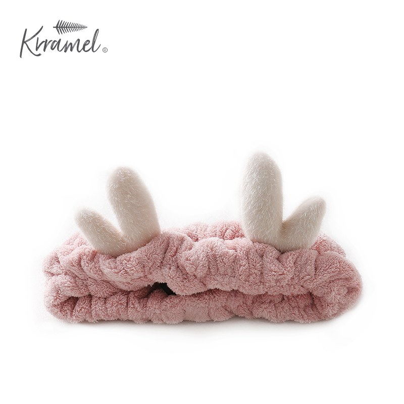 KRRAMEL不紧绷化妆洗脸发带可爱