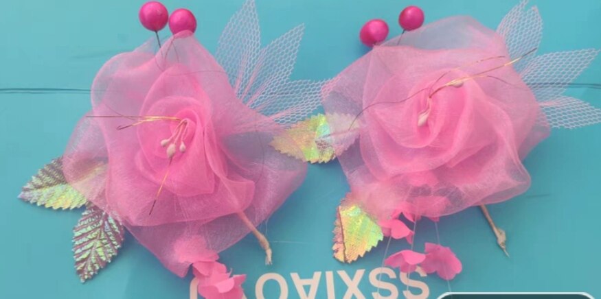 80年代新娘头花,春节头花,以前的老头花,非现在的仿品.