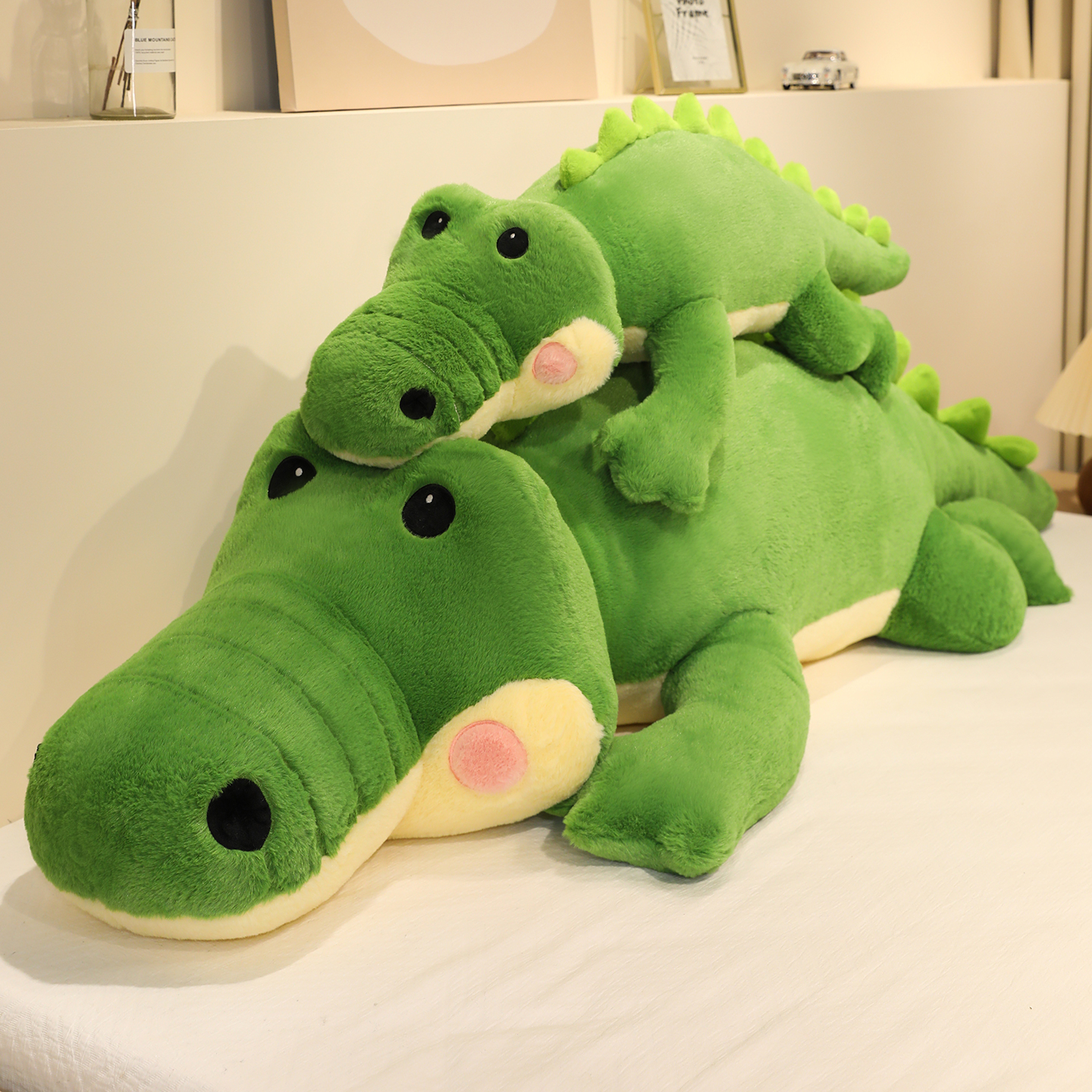 大号鳄鱼毛绒玩具超萌公仔