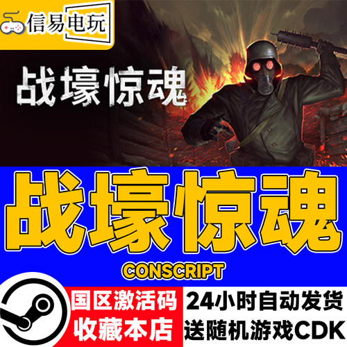 steam正版 战壕惊魂  CONSCRIPT 国区激活码 现货秒发 cdkey