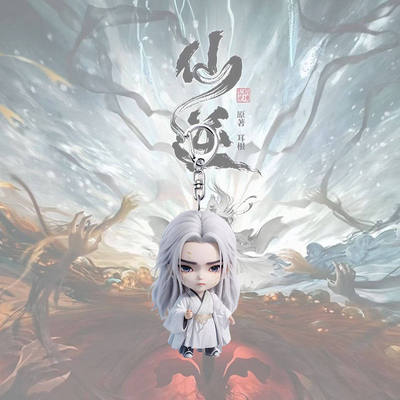 动漫周年Q版亚克力钥匙扣王林学生书包背包行李箱仙逆挂件全套5款