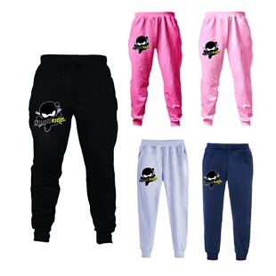 Ninja kidz儿童束脚裤纯棉休闲长裤2023春秋薄款忍者小子裤子大童