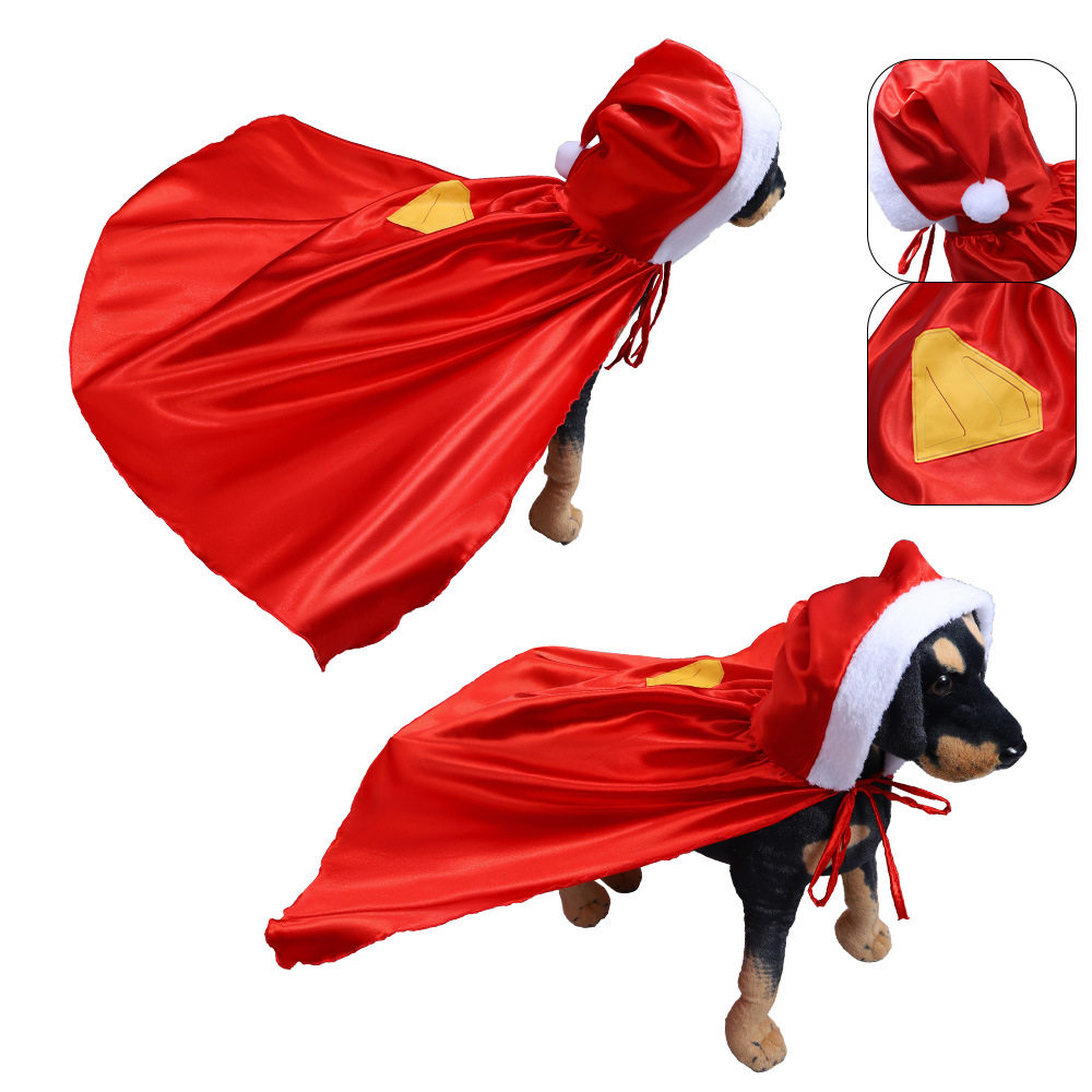 电影超人超狗小氪cos服狗狗披风项圈圣诞节cosplay派对服装w