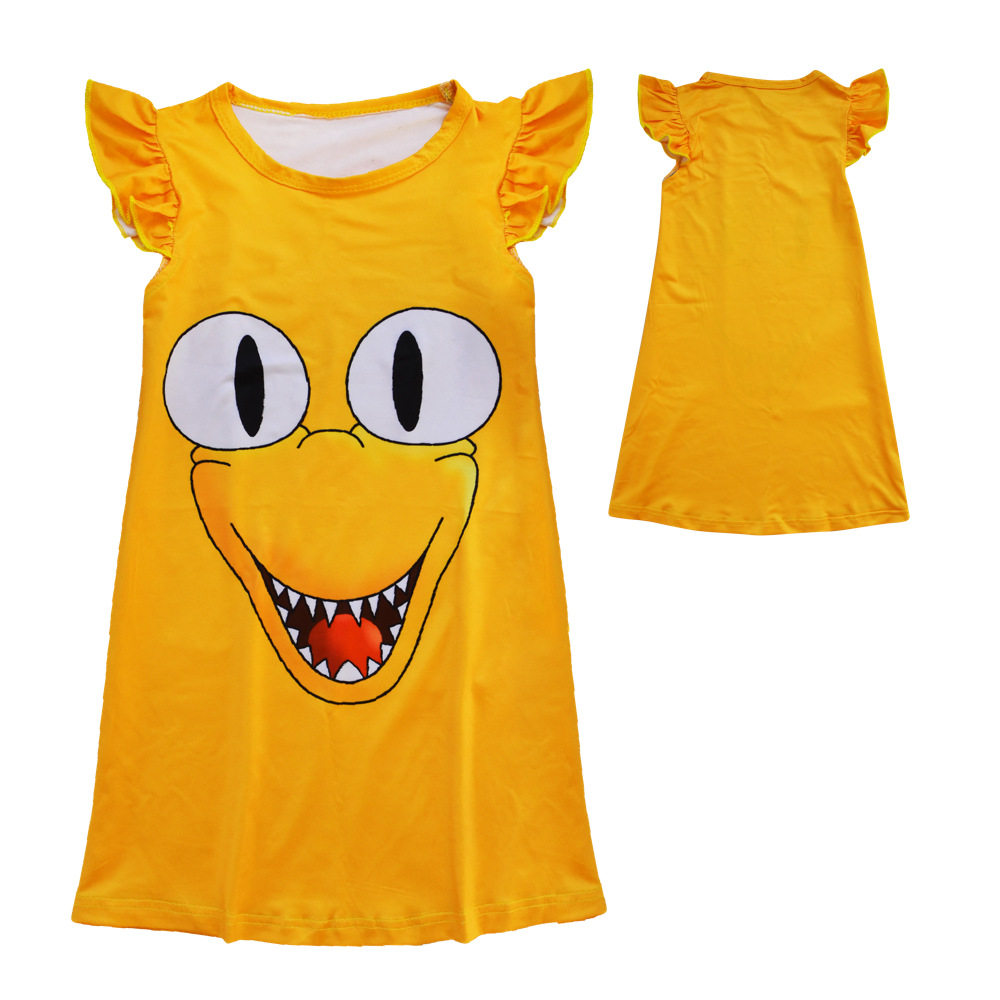 彩虹朋友Roblox万圣节儿童睡裙