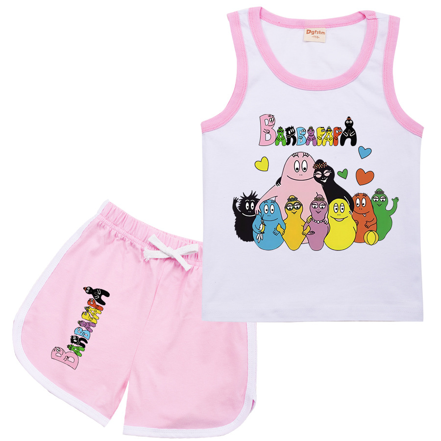 巴巴爸爸儿童夏季背心套装