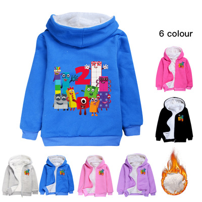 numberblocks数字积木儿童外套