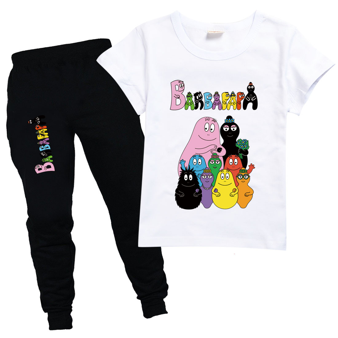 巴巴爸爸儿童长裤套装纯棉