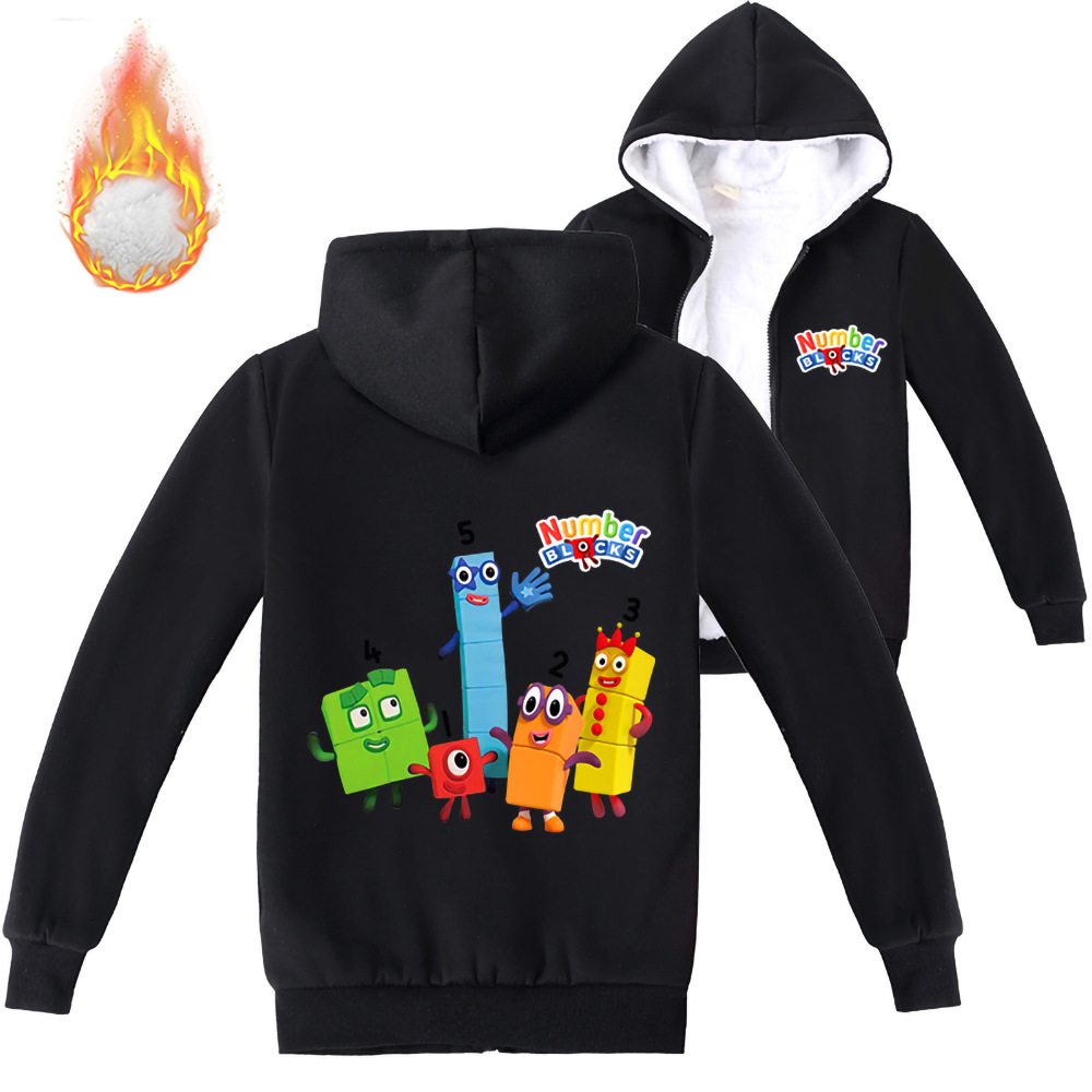 NumberBlocks儿童冬款加绒外套