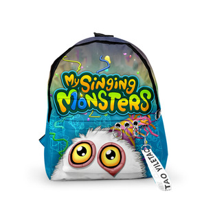 怪兽音乐会双肩包my singing monsters3-6年级小学生背包轻便2023