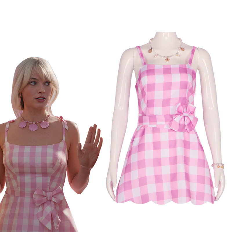 电影barbie芭比cos服ken肯尼芭比裙子cosplay服万圣节表演服 2023