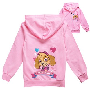 汪汪队天天小狗女童外套秋冬paw Patrol洋气连帽开衫上衣薄款2022