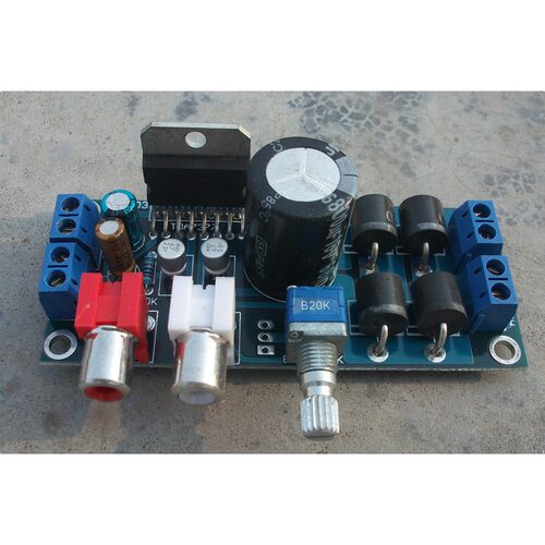 TDA7377功放板2X20W 单电源 12V(适合做摩托车，电脑音响等)