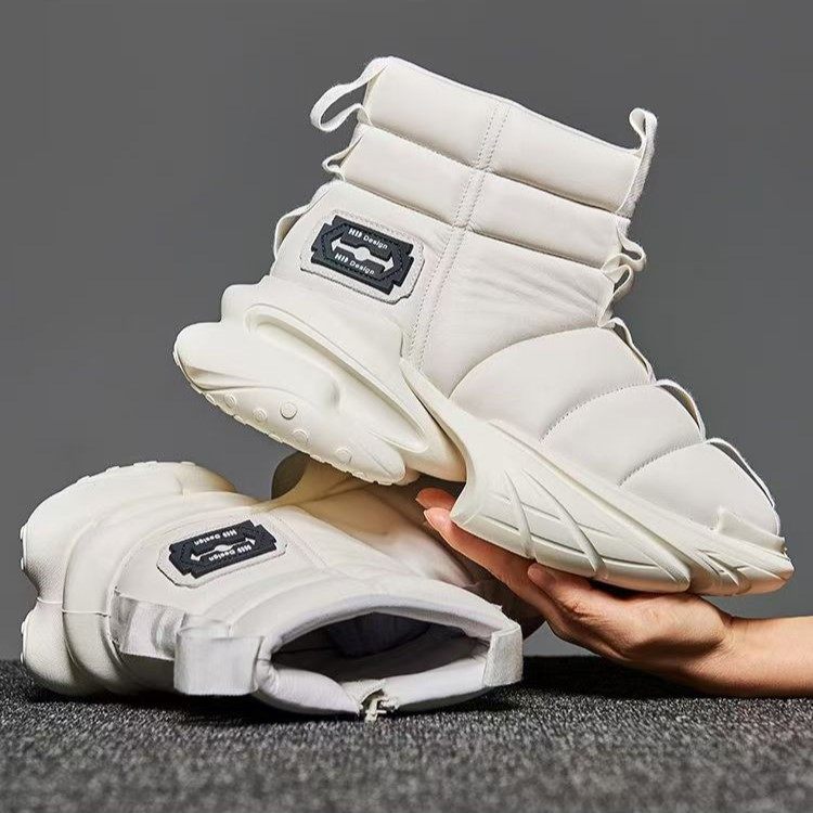 2026冬季潮牌大棉靴户外加绒加厚御寒面包靴防水防滑保暖棉男鞋,流行男鞋,高帮鞋,淘宝优惠券,粉丝福利购,淘宝优惠卷