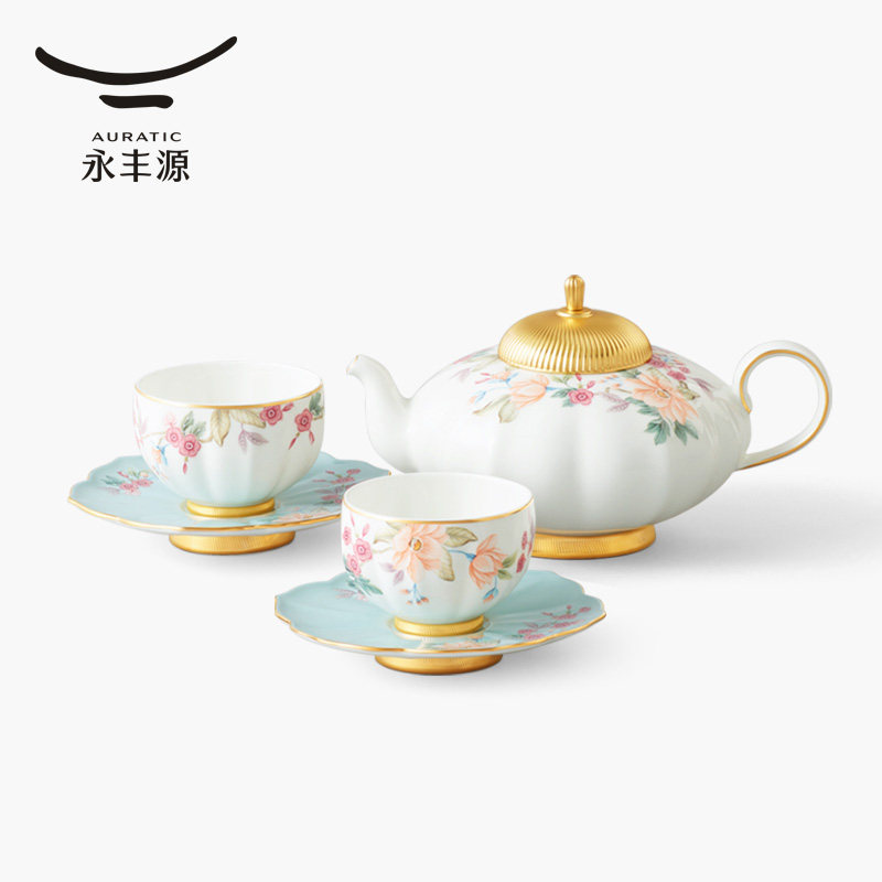 【新品上市】永丰源 天青时代6头中式茶具 陶瓷高档茶具套组礼物图片
