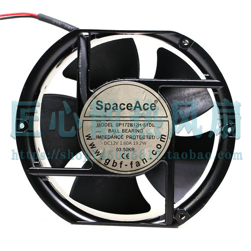 SpaceAce风机 SP172B12H-51DL 12V 变频器散热风扇