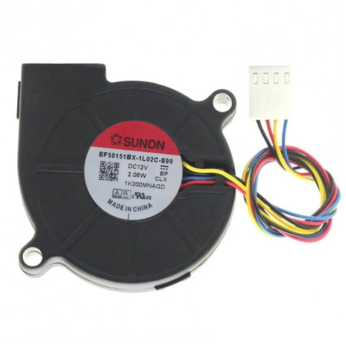 全新建准 EF50151BX-1L02C-S99 12V 2.06W 5015 5CM 涡轮散热风扇