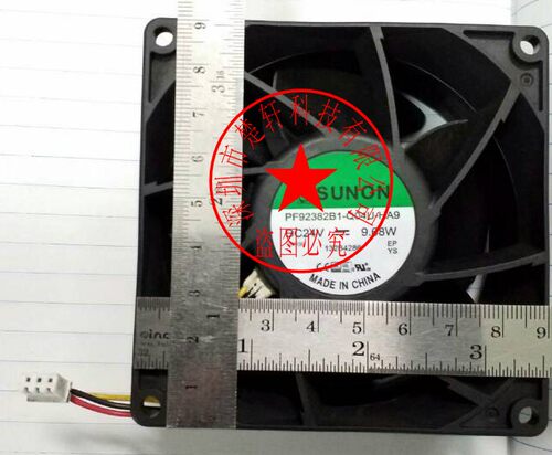 PF92382B1-Q04U-HA9 DC24V 9.68W 三线 原装正品 进口风扇