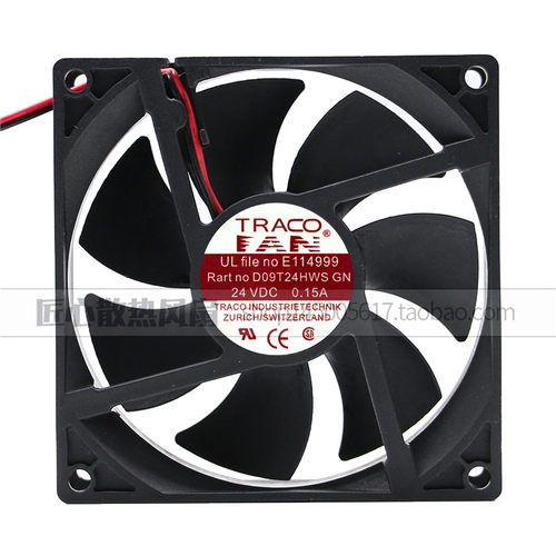 全新现货 TRACO D09T24HWS 9cm 9025 24V 散热风扇