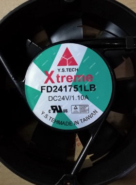 Y.S.TECH FD241751LB DC 24V 1.10A 172*150*51mm 17厘米散热风扇