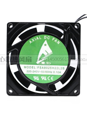丰生FSA8025H22L2B 220-240V-50/60Hz 0.10A 散热风扇