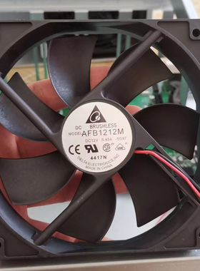 原装Delta 12cm 12025 12V 0.45A AFB1212M 大风力散热风扇