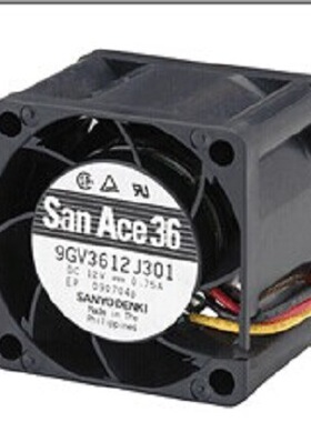 Sanyo/三洋 3628 3.6CM 9GV3612J301 12VDC 0.75A 暴力散热风扇