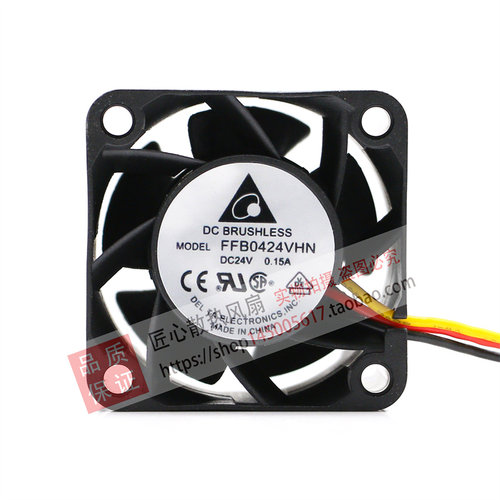 原装台达 FFB0424VHN/HHN/GHN DC24V 4028 双滚珠变频器散热风扇