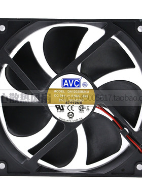 AVC 12厘米 DA12025B24U-022 12025 24V 0.5A 机箱大风量滚珠风扇