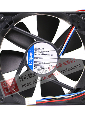 TYP 4418F/12 原装德国PAPST 48V 115mA 5.5W 120*120*25设备风扇