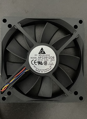 超薄9015 AFC0912DB 9CM 12V 0.45A 四线PWM调速机箱电脑CPU风扇