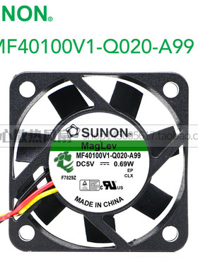 MF40100V1-Q020-A99 全新SUNON建准 4cm 5V 4010静音超薄散热风扇