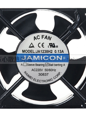 全新凯美JAMICON JA1238H1/H2/H3 12038 110V/220V/380V 散热风扇