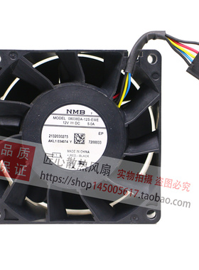 NMB 08038DA-12S-EWE 8038 8CM 12V5A暴力增压服务器电源改装风扇