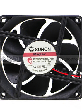PE80252V2/V3/V1/B1/B3-000C/D00U/0000-A99/G99/F99 24V风扇