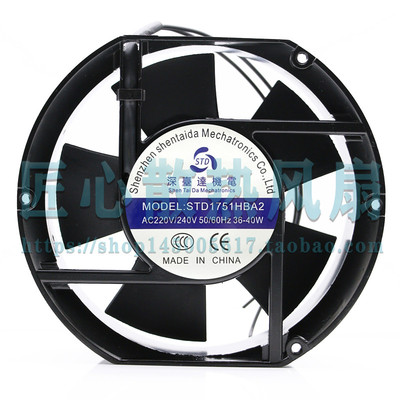 深台达机电 STD1751HBA2 AC 220V 36W 172x150x51mm机柜散热风扇