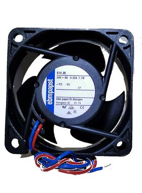 614JH 全新原装德国风机 Papst 6032 DC24V EBM 7.7W散热风机风扇